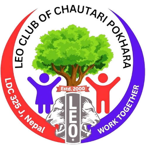 Leo Club of Chautari Pokhara emblem